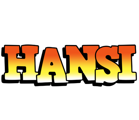 Hansi sunset logo