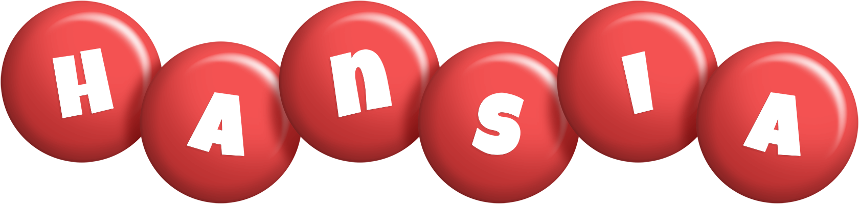 Hansia candy-red logo