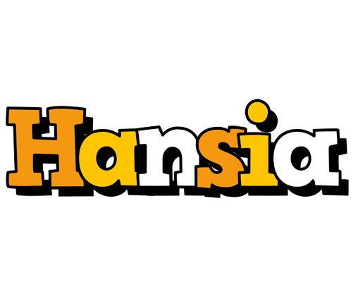 Hansia cartoon logo