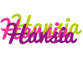 Hansia flowers logo