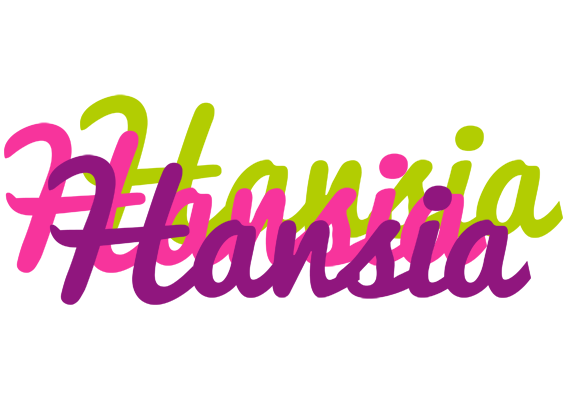 Hansia flowers logo