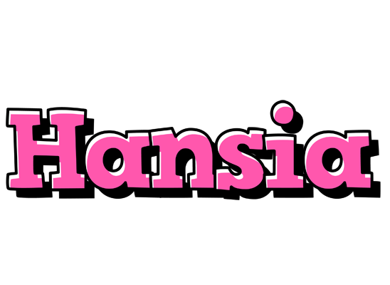 Hansia girlish logo