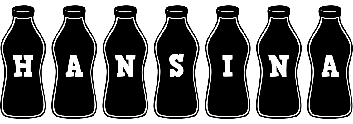 Hansina bottle logo
