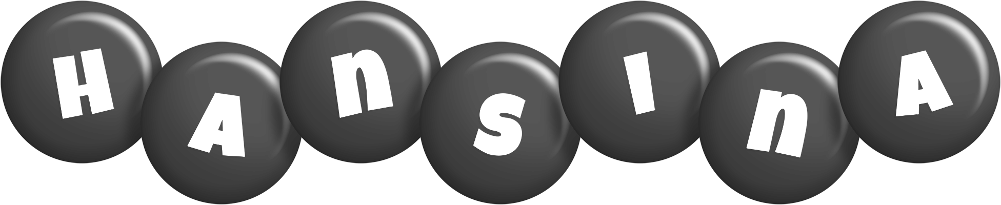Hansina candy-black logo