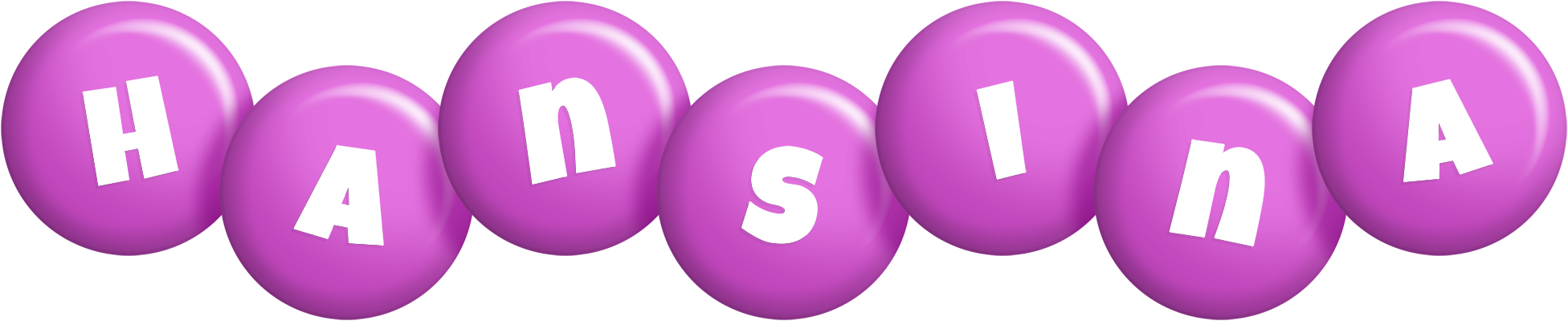 Hansina candy-purple logo