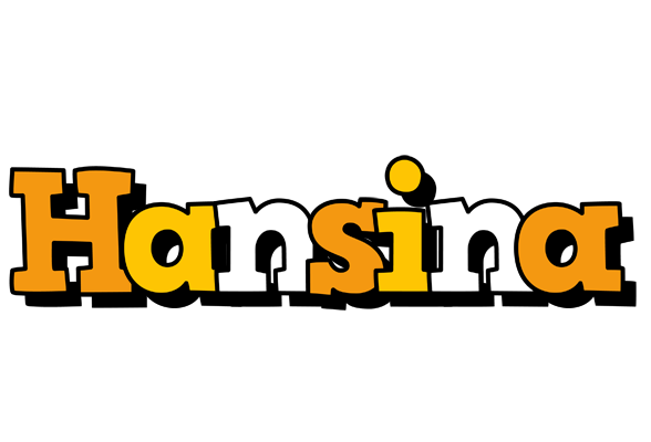 Hansina cartoon logo