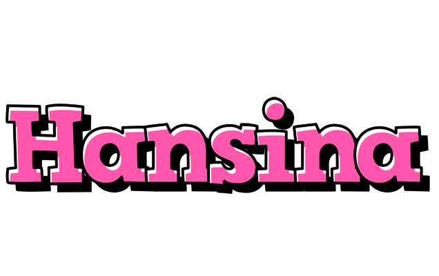Hansina girlish logo