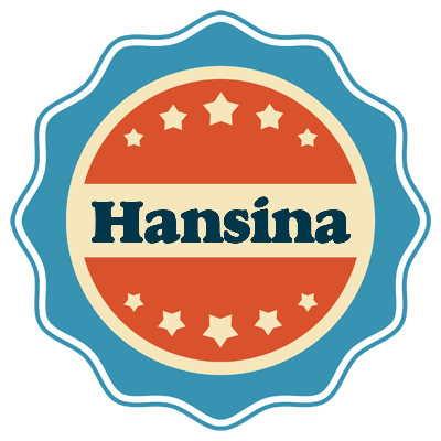 Hansina labels logo