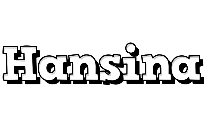 Hansina snowing logo