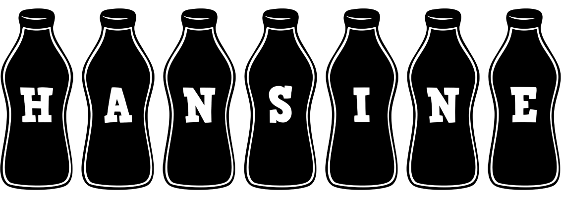 Hansine bottle logo