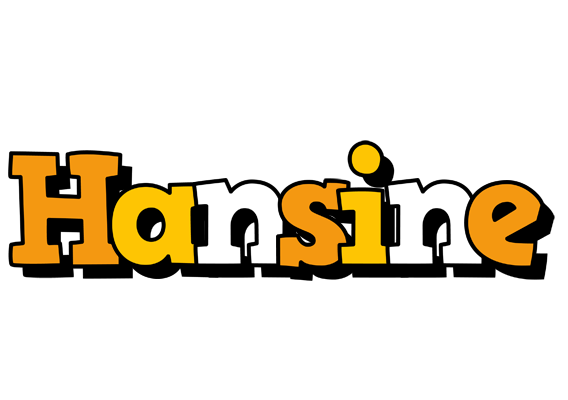 Hansine cartoon logo