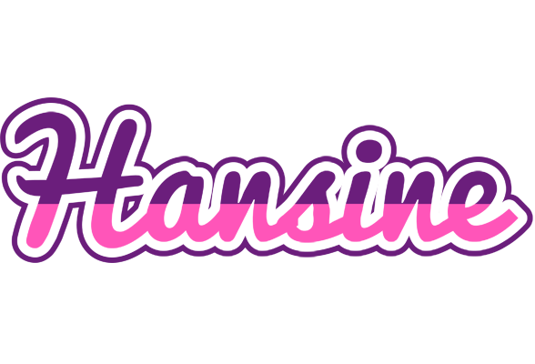 Hansine cheerful logo