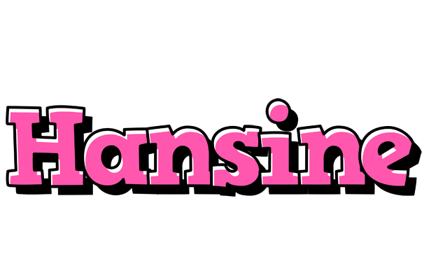 Hansine girlish logo