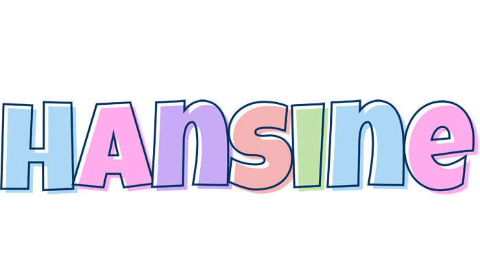 Hansine pastel logo
