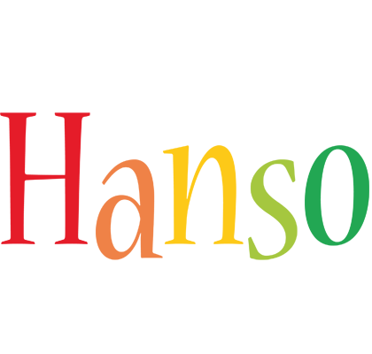Hanso birthday logo