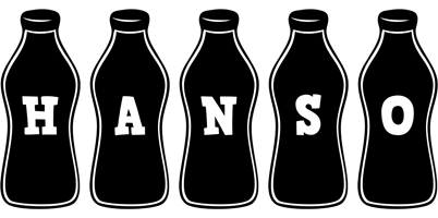 Hanso bottle logo