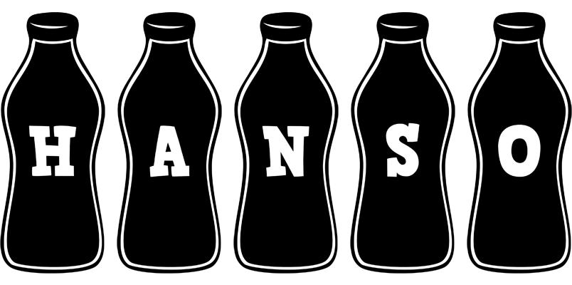 Hanso bottle logo