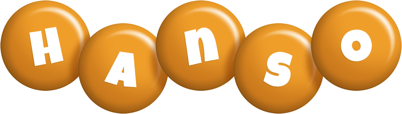 Hanso candy-orange logo