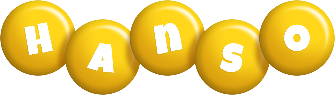 Hanso candy-yellow logo