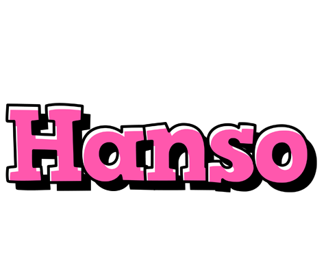 Hanso girlish logo