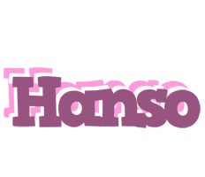 Hanso relaxing logo