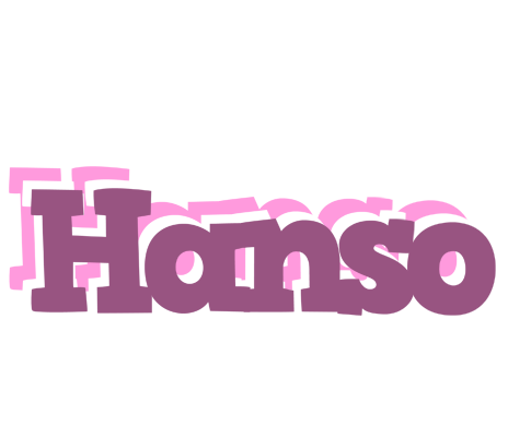 Hanso relaxing logo
