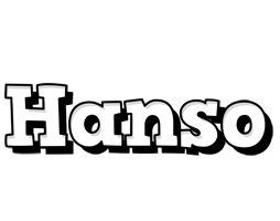 Hanso snowing logo