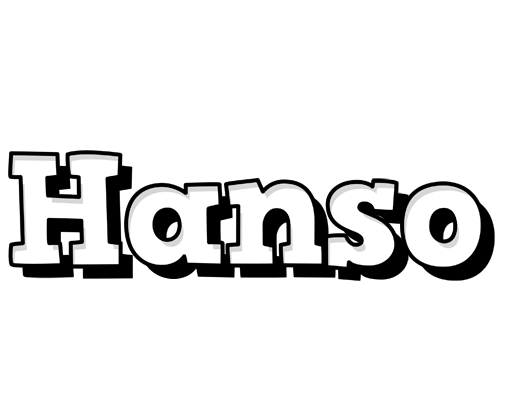 Hanso snowing logo