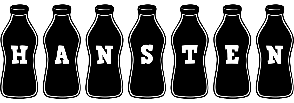 Hansten bottle logo
