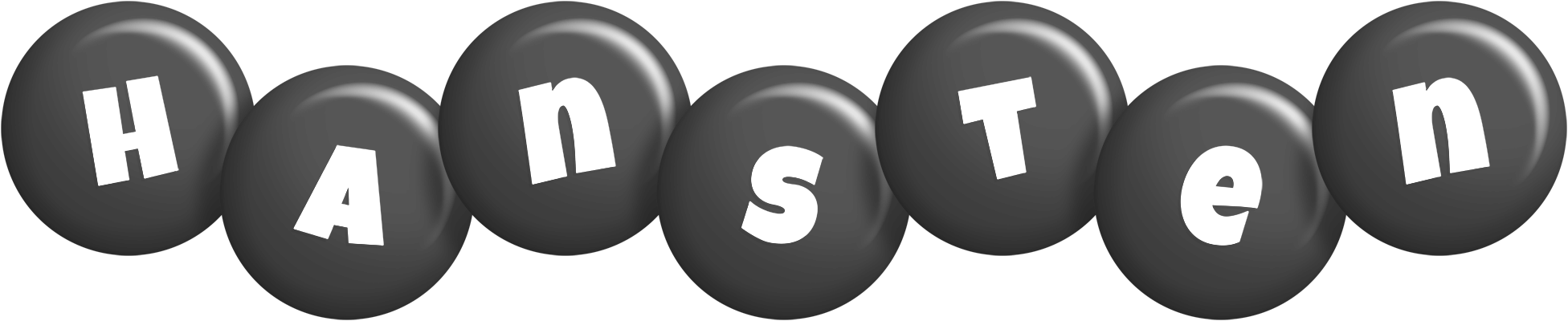 Hansten candy-black logo