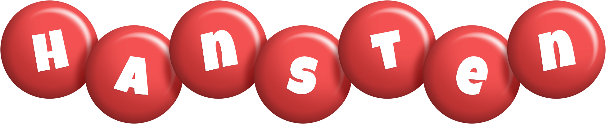 Hansten candy-red logo