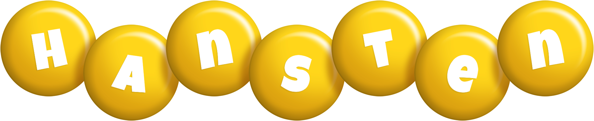 Hansten candy-yellow logo