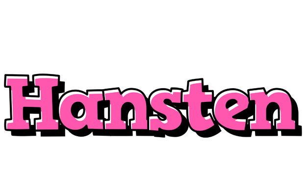 Hansten girlish logo