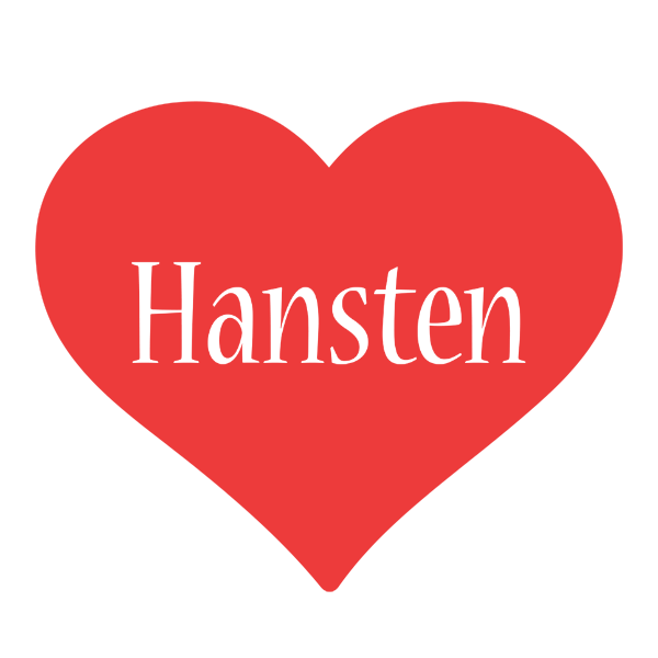 Hansten love logo