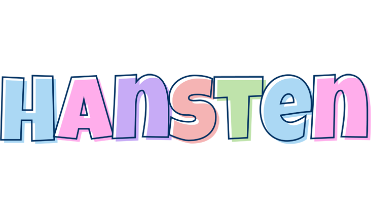 Hansten pastel logo