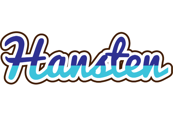 Hansten raining logo