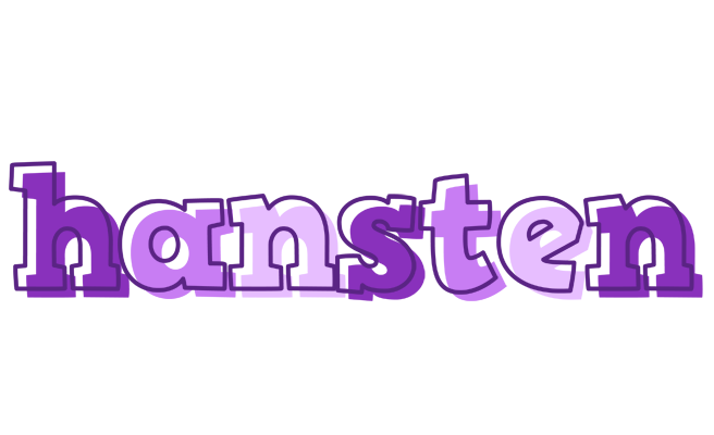 Hansten sensual logo