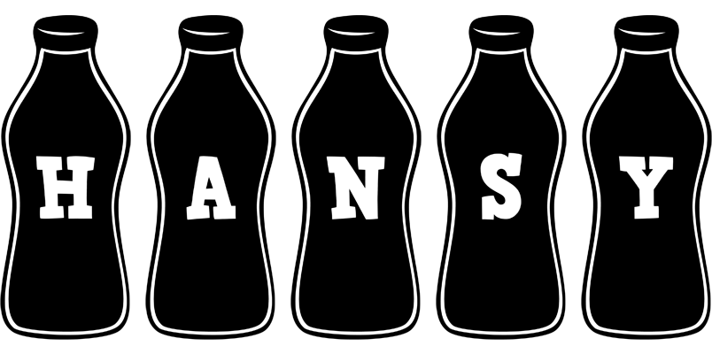 Hansy bottle logo