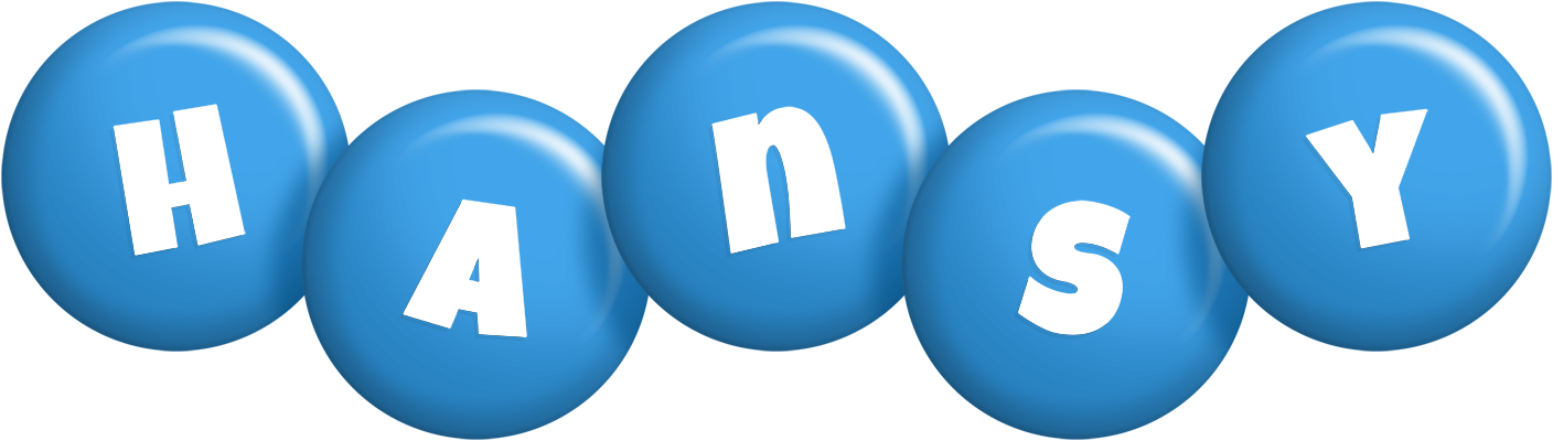 Hansy candy-blue logo