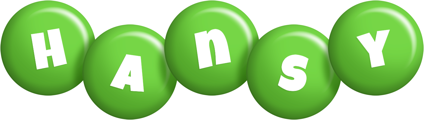 Hansy candy-green logo