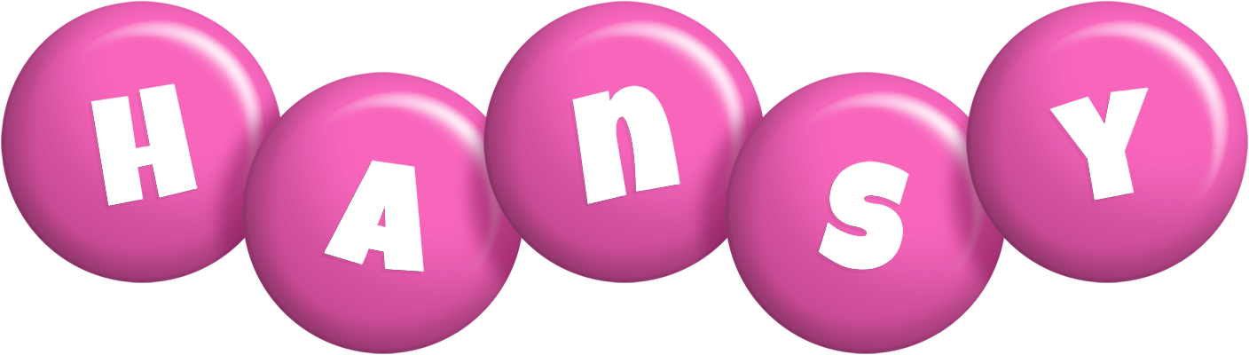 Hansy candy-pink logo