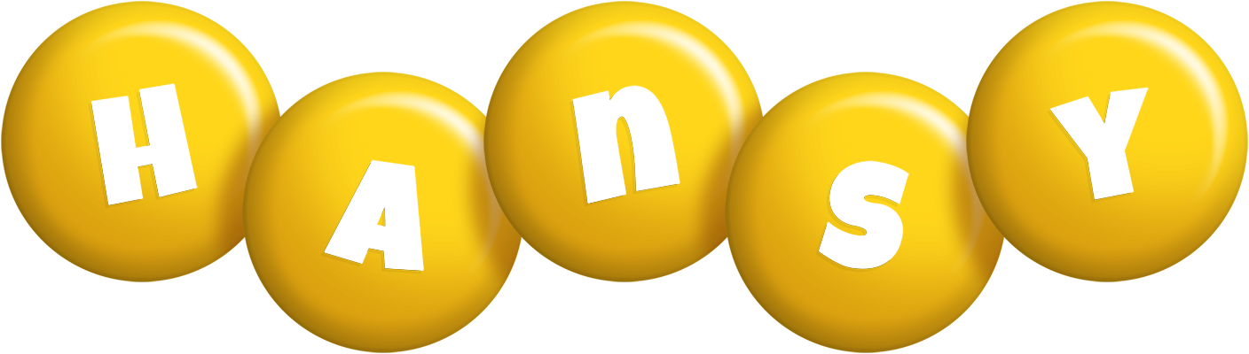 Hansy candy-yellow logo