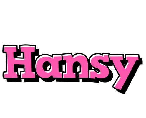 Hansy girlish logo