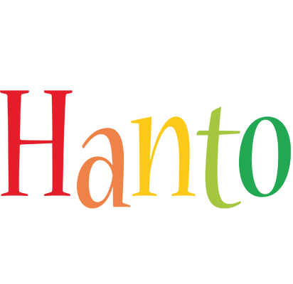 Hanto birthday logo