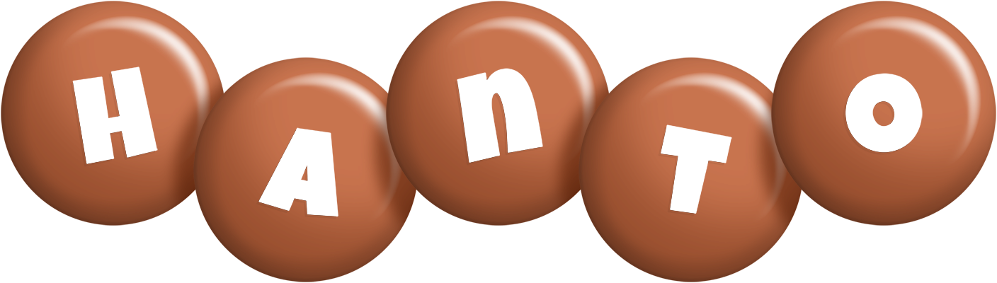 Hanto candy-brown logo