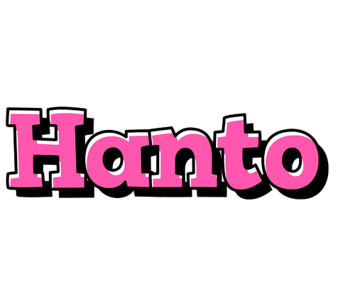Hanto girlish logo