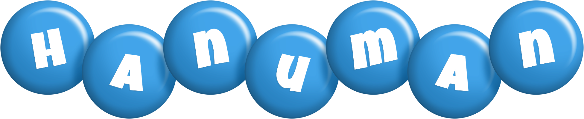 Hanuman candy-blue logo