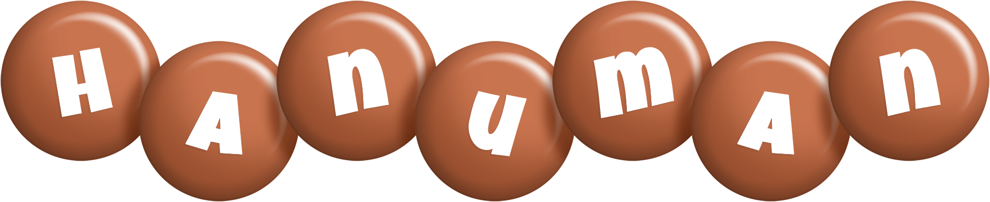 Hanuman candy-brown logo