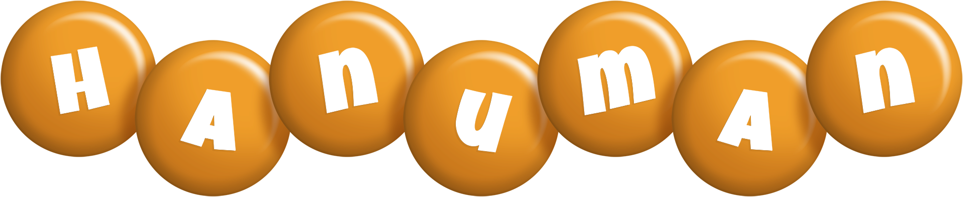 Hanuman candy-orange logo