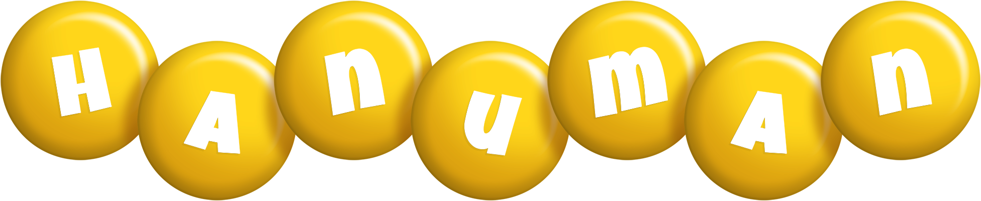 Hanuman candy-yellow logo